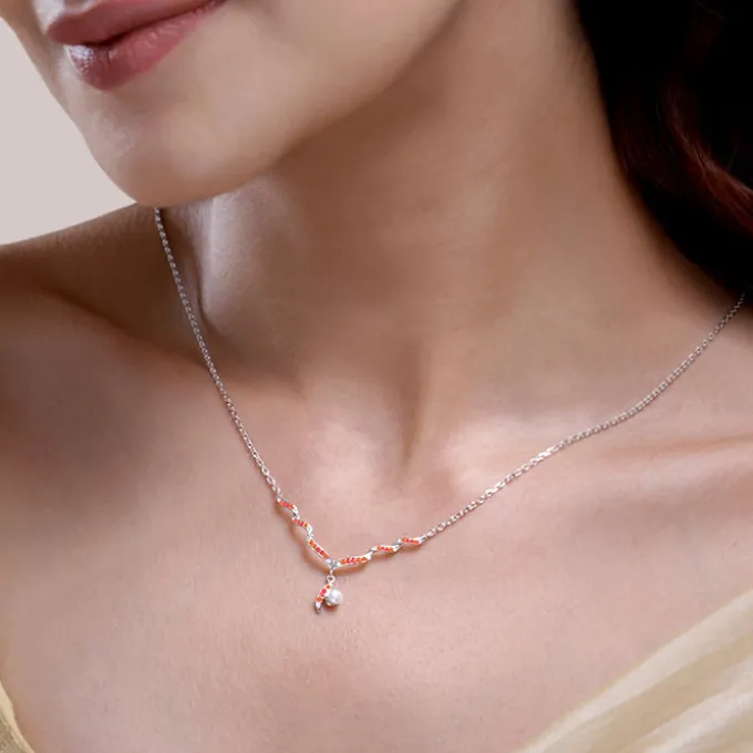 Silver Gaia Necklace