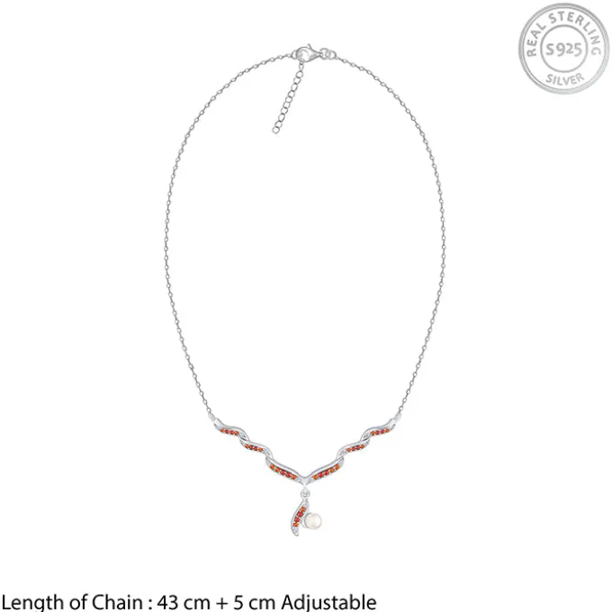 Silver Gaia Necklace