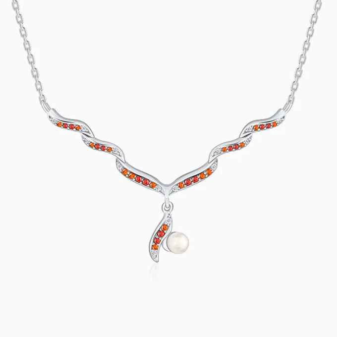 Silver Gaia Necklace