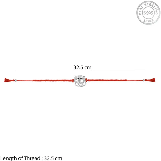 Silver Gajanana Rakhi