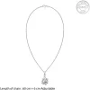 Silver Ganapathi Pendant with Link Chain For Him
