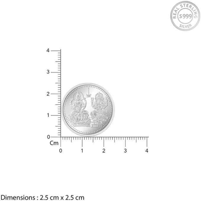 Silver Ganesh Lakshmi Prosper Coin (5g)