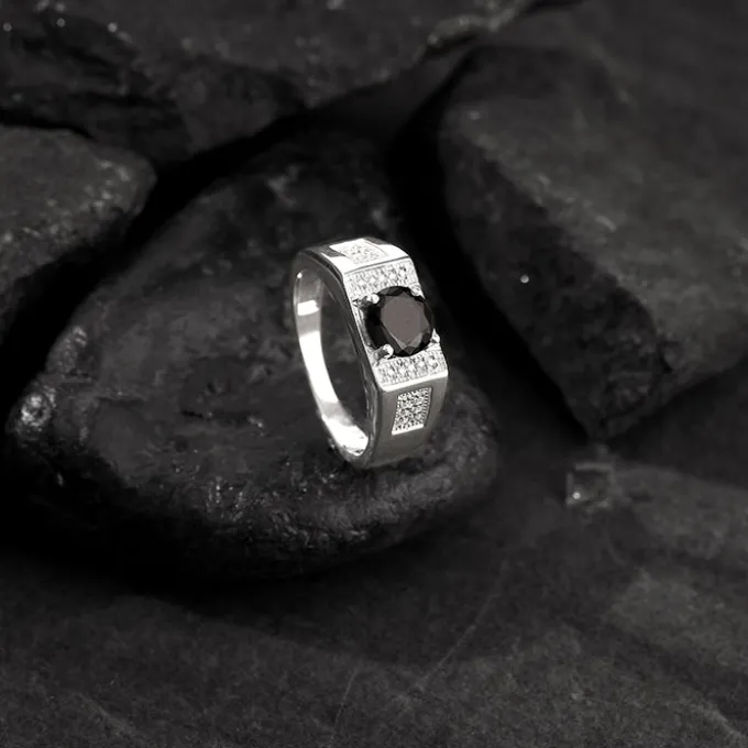 Silver Gentle Harmony Ring For Him