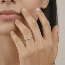 Silver Gentle Star Ring