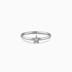 Silver Gentle Star Ring