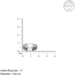 Silver Geometric Majesty Ring For Him