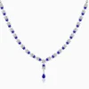 Silver Glamour In Colour Necklace