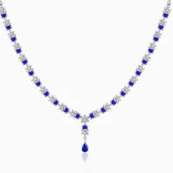 Silver Glamour In Colour Necklace
