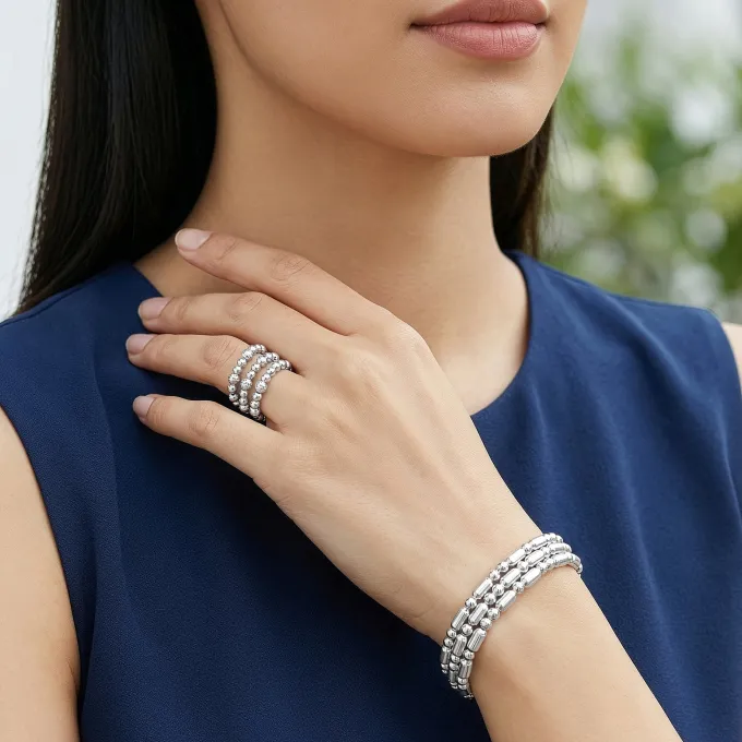 Silver Glitter Set