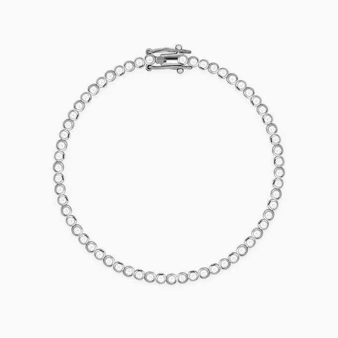 Silver Glow Up Tennis Bracelet
