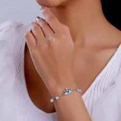 Silver Glow Within Bracelet