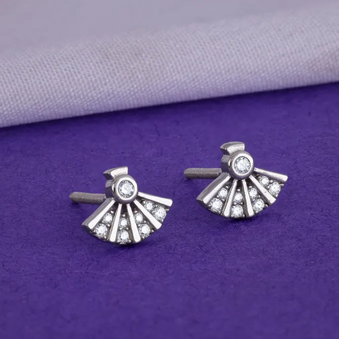 Silver Glowlette Studs