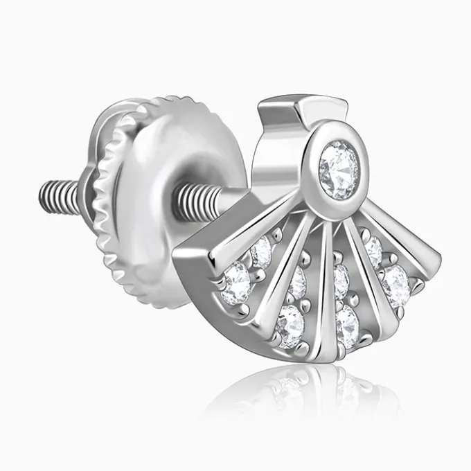 Silver Glowlette Studs