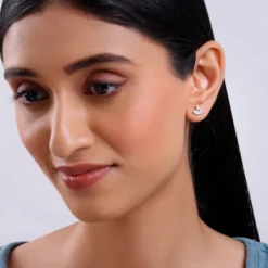 Silver Glowlette Studs