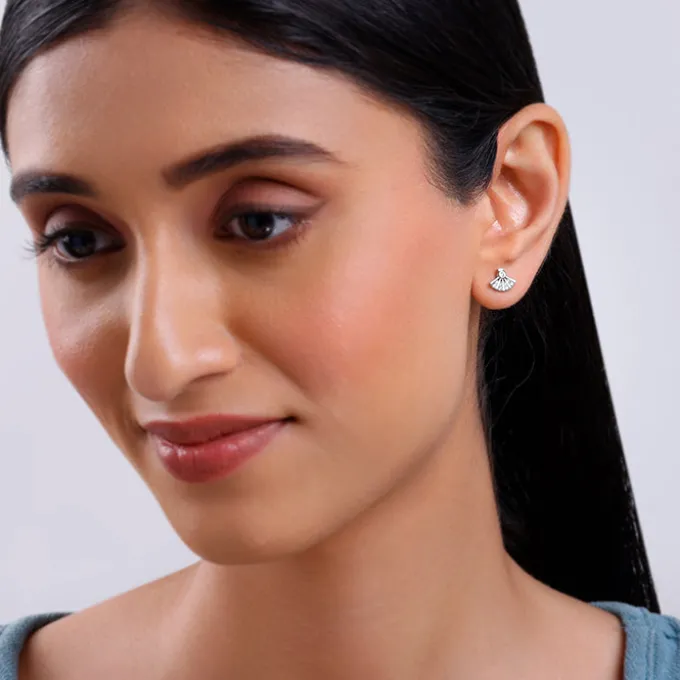 Silver Glowlette Studs