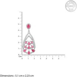 Silver Graceful Drop Earrings