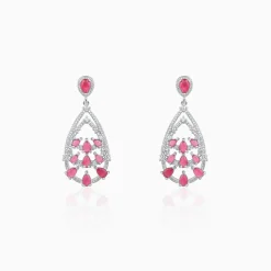 Silver Graceful Drop Earrings