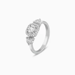 Silver Gracious Look Ring