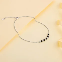 Silver Gypsy Gleams Anklet