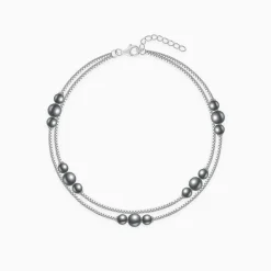 Silver Hailee Pearl Bracelet