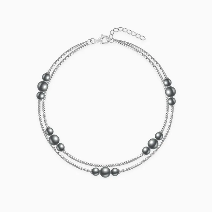 Silver Hailee Pearl Bracelet