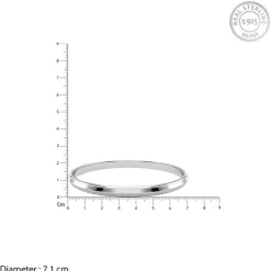 Silver Harpal Kada For Him (Size 7.1)
