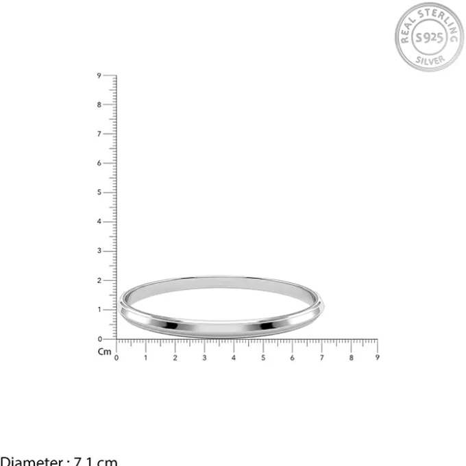 Silver Harpal Kada For Him (Size 7.1)