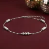 Silver Havana Anklet