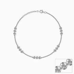 Silver Havana Anklet