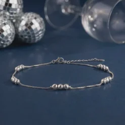 Silver Havana Anklet