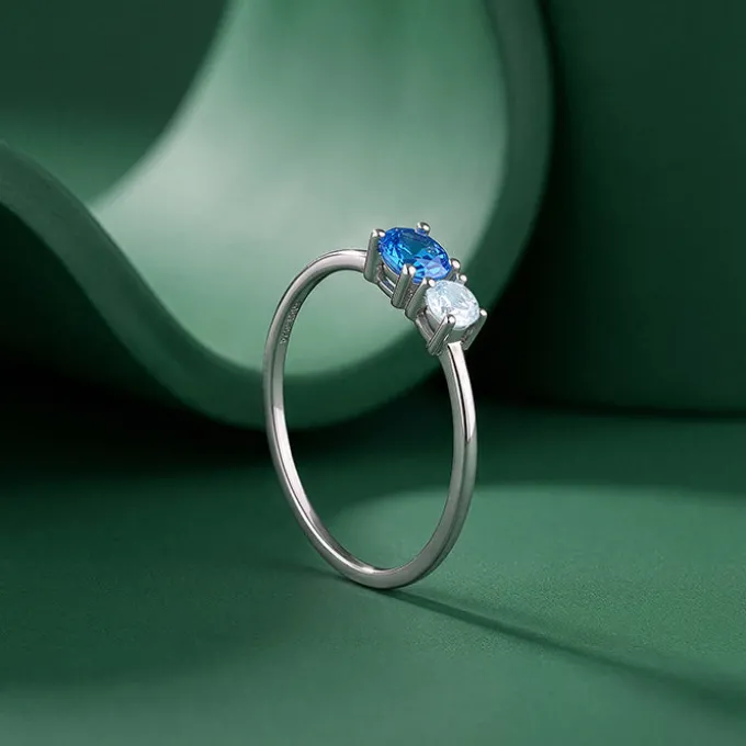 Silver Havenly Glow Ring