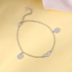 Silver Heartfelt Love Bracelet
