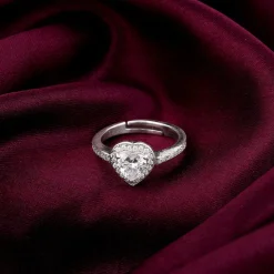 Silver Hearts Harmony Ring