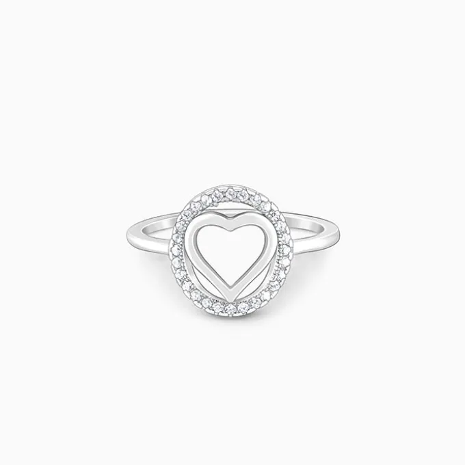 Silver Heart's Odyssey Ring