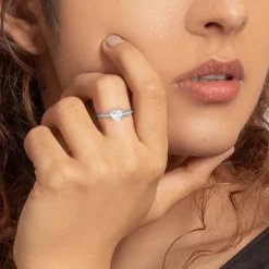 Silver Heart's Paradise Ring