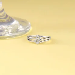 Silver Heavenly Stairs Ring