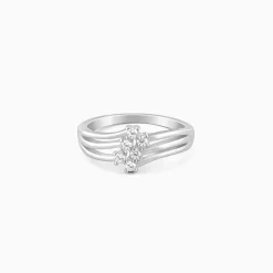 Silver Heavenly Stairs Ring