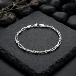Silver Heshe Bracelet for Him