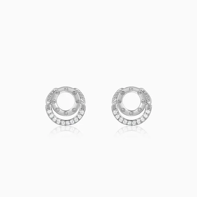 Silver High Spark Earrings