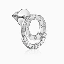 Silver High Spark Earrings