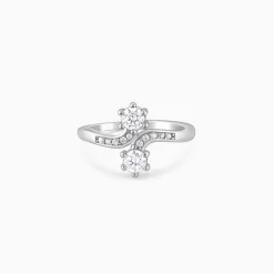 Silver Hollyhock Ring