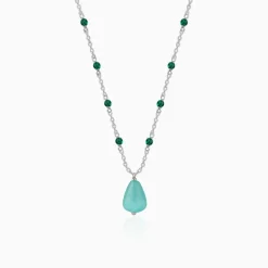 Silver Hue Flow Necklace
