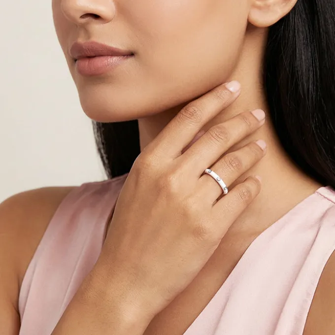 Silver Imperial Stack Rings