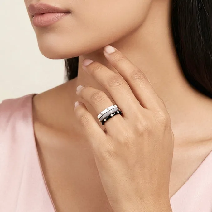 Silver Imperial Stack Rings