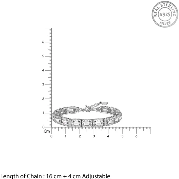 Silver Imperial Tennis Bracelet