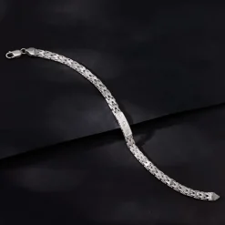 Silver Independent Thinker Bracelet For Him