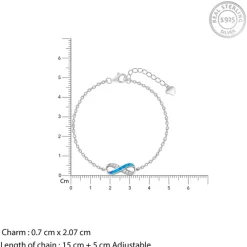 Silver Infinite Beauty Bracelet