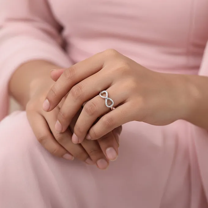 Silver Infinity Beauty Ring