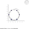 Silver Infinity Evil Eye Bracelet