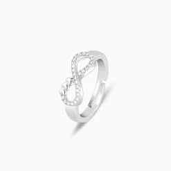 Silver Infinity Heart Set Of Three